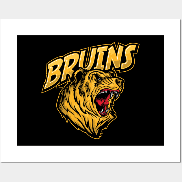 The Bruins! Wall Art by vecturo